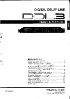 Yamaha DDL-3 - Service Manual